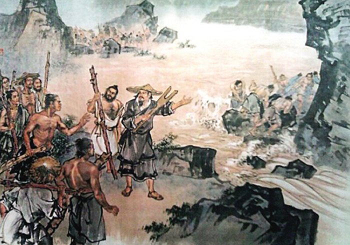Chinese Great Flood of Gun-Yu Myth Explained